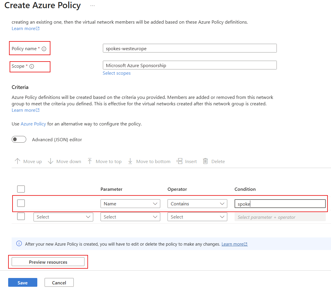 Create Network Group