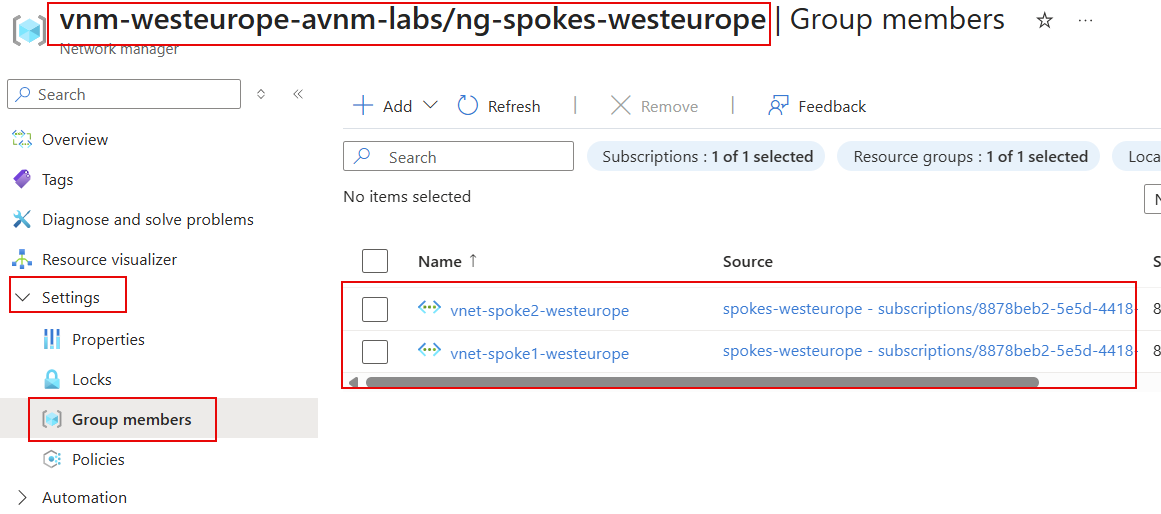 Create Network Group