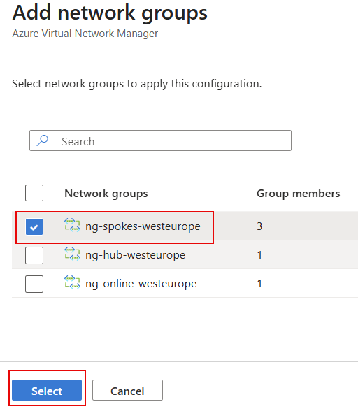Create Connectivity Configuration